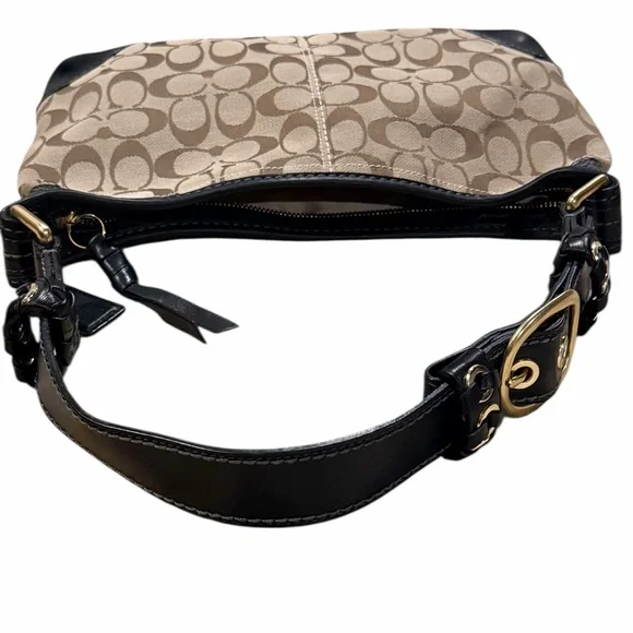 Coach Vintage Signature C Brown Tan Bleecker Hobo Bag - Picture 7 of 16